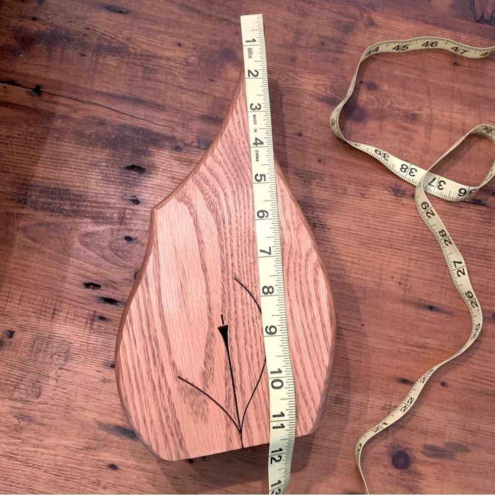 Vintage MCM Unique Mid Century Modern Wooden Candle Holder Vase 12” - Picture 7 of 8